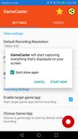 GameCaster - Full HD Game Recording For Android ảnh chụp màn hình 3