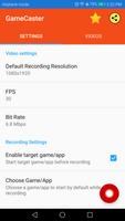 GameCaster - Full HD Game Recording For Android ảnh chụp màn hình 1