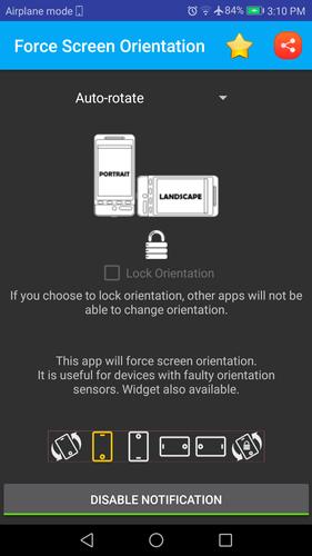 Force Screen Orientation for Android - APK Download