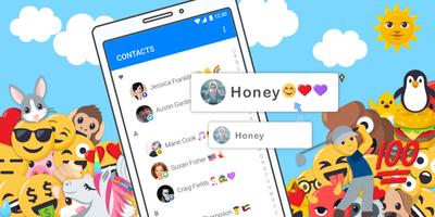 Phone Contacts with Emojis 截圖 1