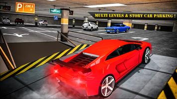 Sport Auto Parken verrückt Fahrt Ultra 3D Spiel Plakat