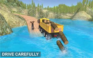 Indian Truck Heavy Cargo Driver 3D 🚛 Affiche