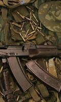 AK 47 Guns Wallpaper پوسٹر