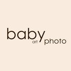 Baby art photo icon