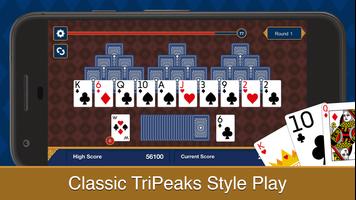 Tri Peaks Solitaire-poster