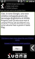 IVONA Giorgio Italian beta ポスター
