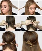 برنامه‌نما DIY Hair Style Tutorial Ideas عکس از صفحه