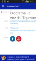 برنامه‌نما Programa La Voz del Tepeyac عکس از صفحه