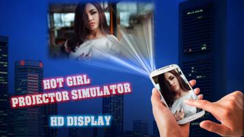 Girl Projector Simulator Prank capture d'écran 1