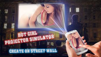 Girl Projector Simulator Prank capture d'écran 3