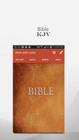 kjv bible : with notes poster