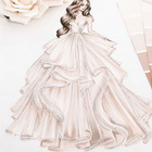 Sketch Dress Dress Dress icône