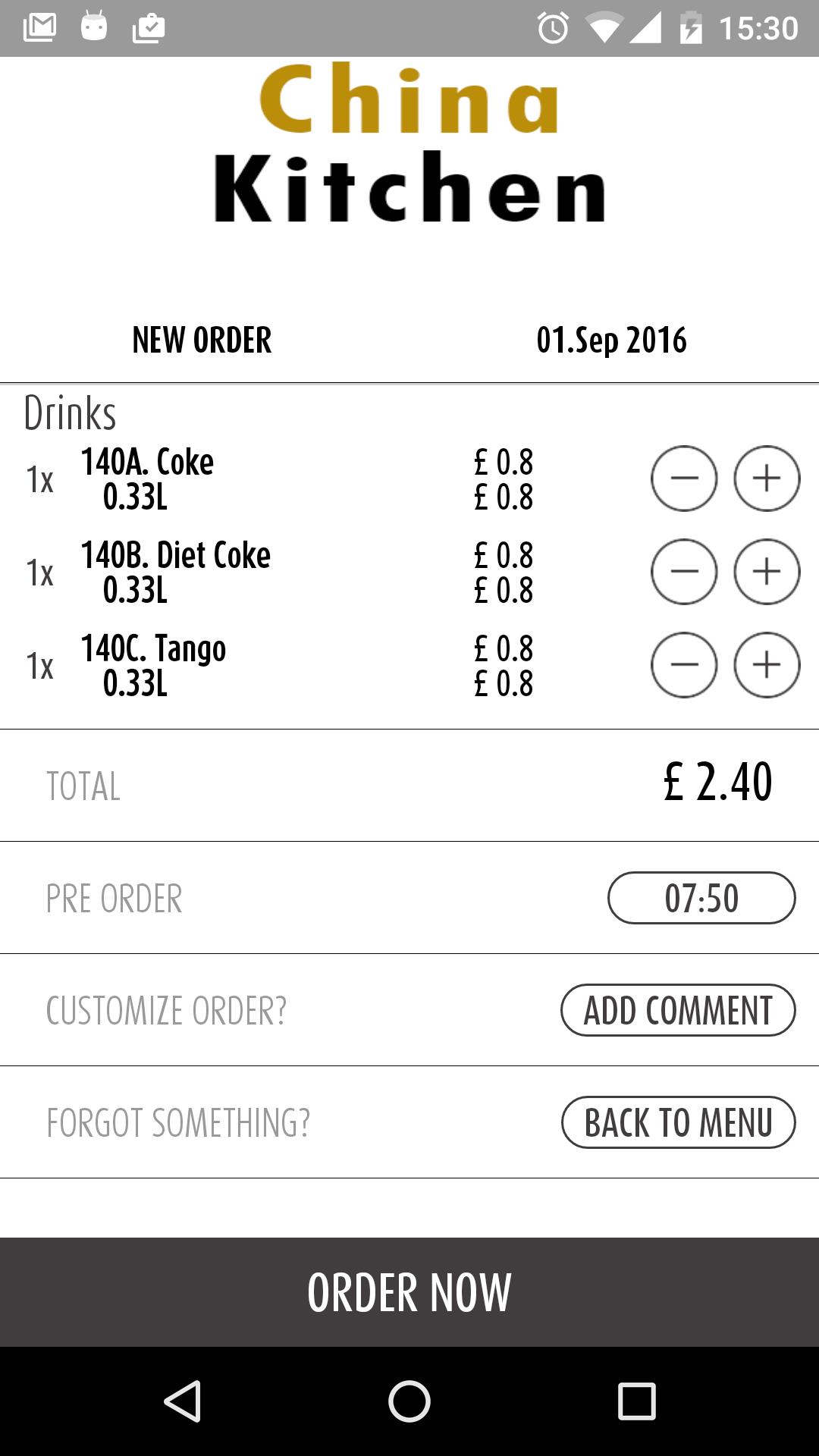 China Kitchen Takeaway Harlow For Android Apk Download