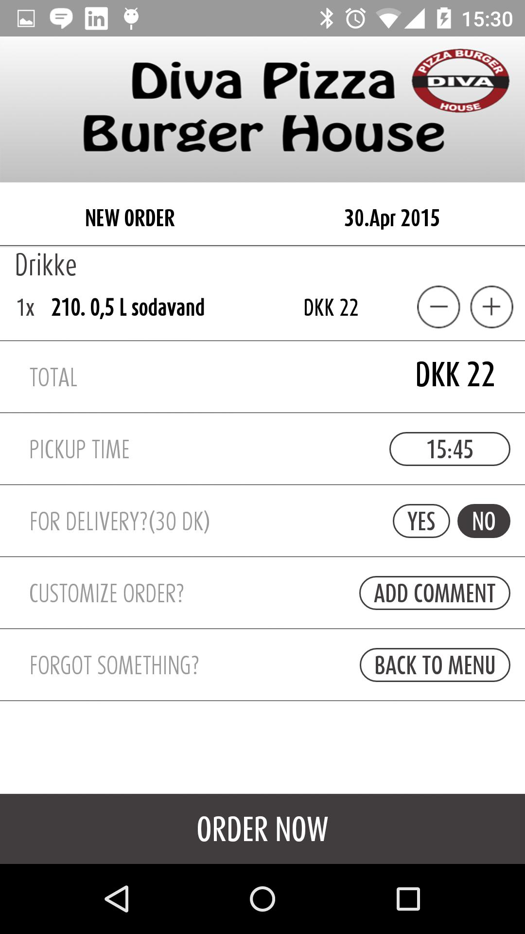 Diva Pizza & Burger House -Frb para Android - APK Baixar