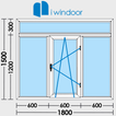 طراحی پنجره و در – iwindoor