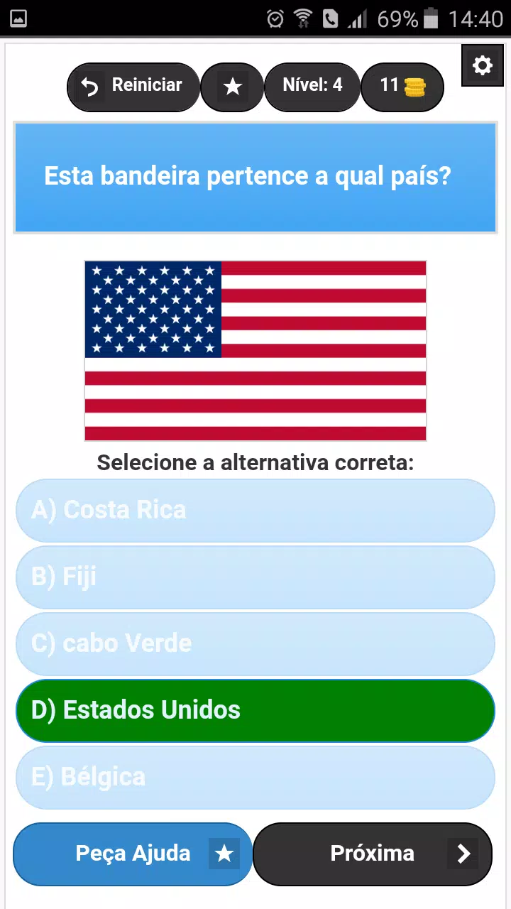 Download do APK de Bandeiras de todos os continentes: Quiz para