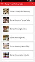 Resep Donat Kentang Lezat تصوير الشاشة 1