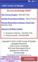 LGBT Center of Raleigh captura de pantalla 2