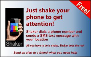 Shaker Lite secret alerter poster