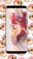 Furry Anime Girl Live Wallpaper capture d'écran 3