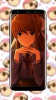 Monika (モニカ) Anime Live Wallpaper Ekran Görüntüsü 1