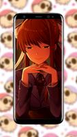 Monika (モニカ) Anime Live Wallpaper 스크린샷 3