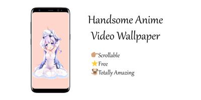 Unicorn Anime Girl Live Wallpaper Affiche
