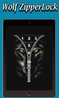 Black Wolf Zipper Lock imagem de tela 1