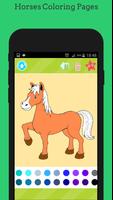 Horses Coloring Pages Book পোস্টার