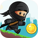 Talking Super Ninja Run Gold Zeichen