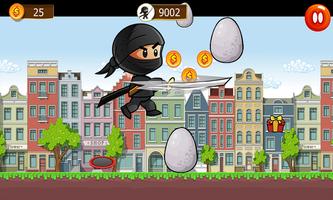 Talking Super Ninja Run Gold 海報