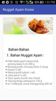 Resep Nuget Ayam Korea capture d'écran 1