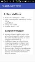 2 Schermata Resep Nuget Ayam Korea