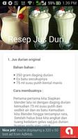 Juice Durian Lezat โปสเตอร์