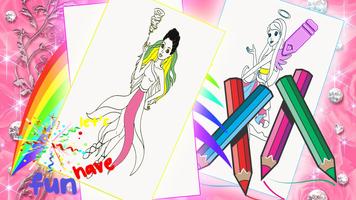 Fairy Coloring Book Poster