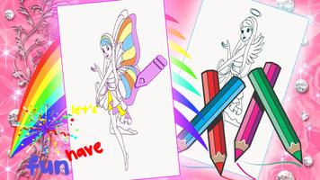 Fairy Coloring Book captura de pantalla 3