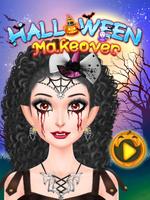 Halloween Make Up Salon Game for Girls постер