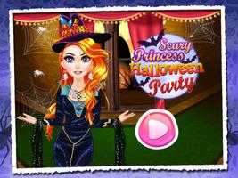 Scary Princess Halloween Party Affiche