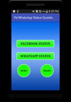 Status For FB and Whatsapp Cartaz