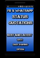 Status For FB and Whatsapp تصوير الشاشة 1