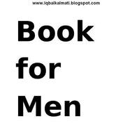 Book for men poster