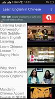 Learn English in Chinese Affiche