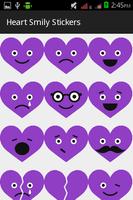 Heart Smiley Stickers imagem de tela 1