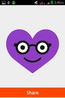 Heart Smiley Stickers imagem de tela 2