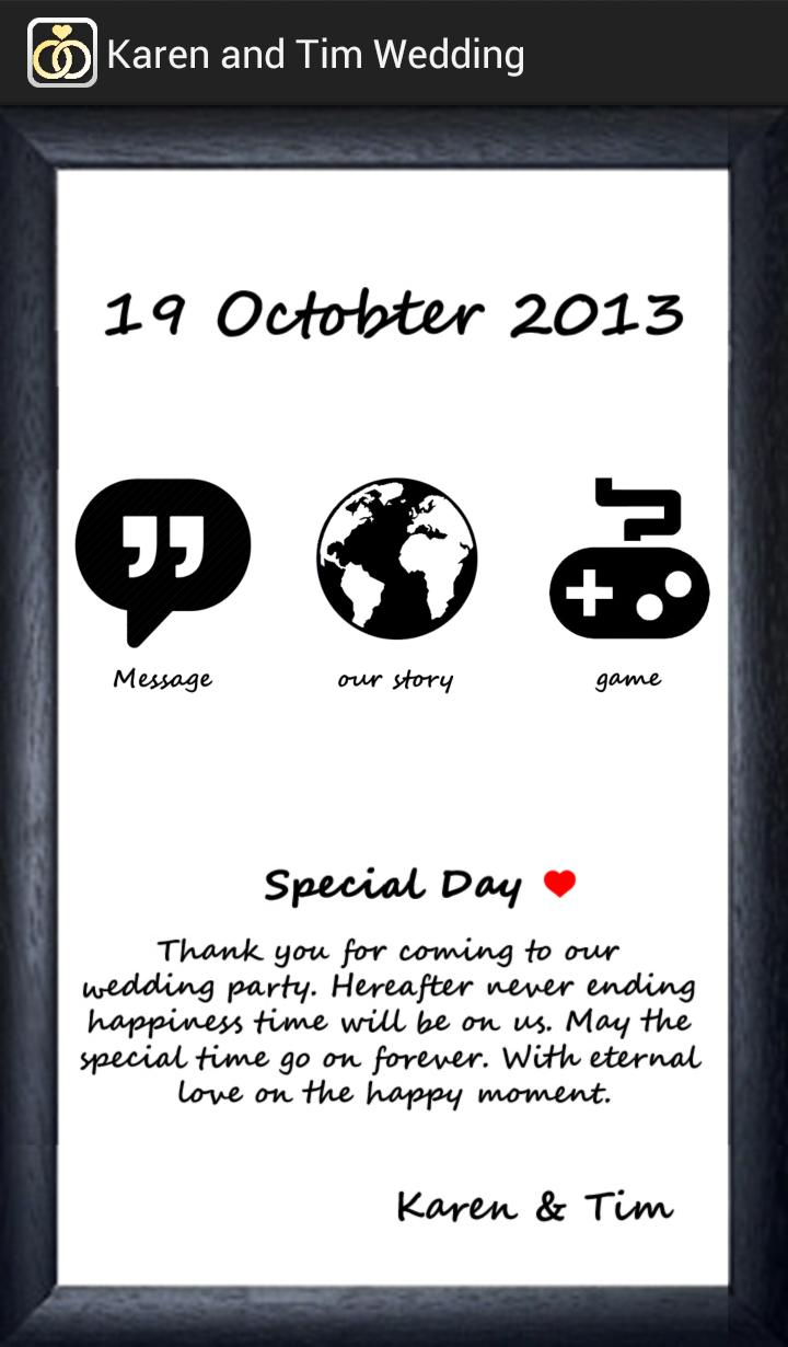 Karen Tim Wedding 我們結婚了 For Android Apk Download