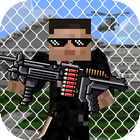 Cube Gun 3d - Free Mine FPS icône