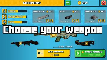 Mine Gun 3d - Cube FPS ảnh chụp màn hình 2