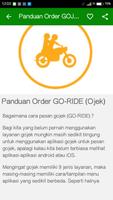 Panduan Order GOJEK تصوير الشاشة 3