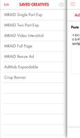 MRAID Ads SDK Tester imagem de tela 1