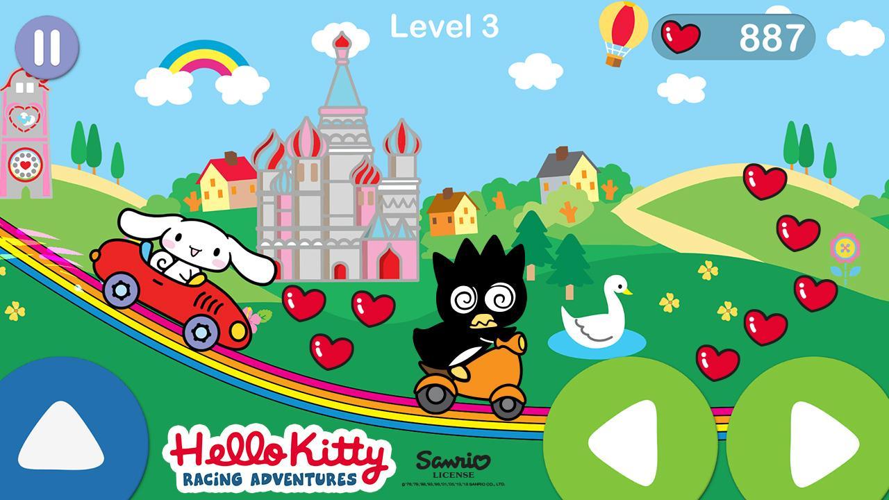 Играть ба. Hello Kitty Racing Adventures. Уровень Китти. Хэллоу Китти игра Найди отличия.